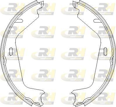 Roadhouse 4726.00 - Brake Shoe Set, parking brake car-mod.net