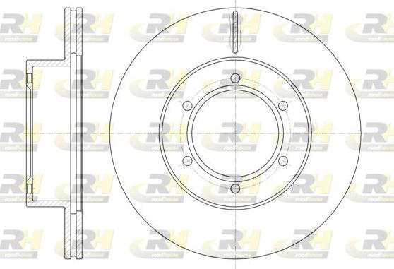 Roadhouse 6497.10 - Brake Disc car-mod.net