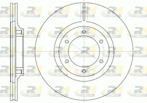 Roadhouse 6434.10 - Brake Disc car-mod.net