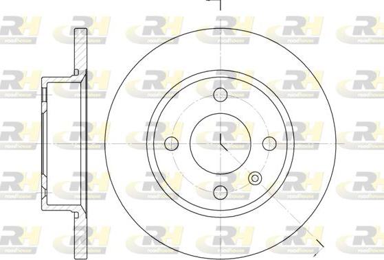 Roadhouse 6425.00 - Brake Disc car-mod.net