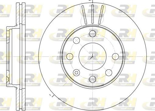 Roadhouse 6061.10 - Brake Disc car-mod.net