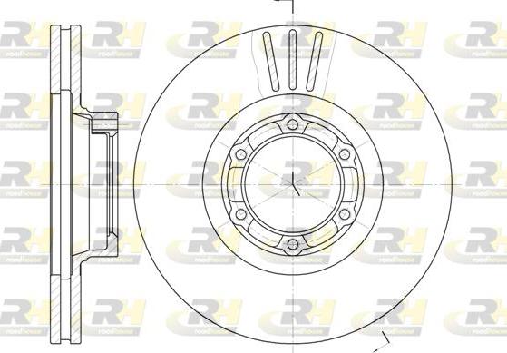 Roadhouse 6157.10 - Brake Disc car-mod.net