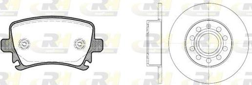 Roadhouse 81031.01 - Brake Set, disc brakes car-mod.net