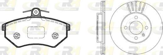 Roadhouse 8134.01 - Brake Set, disc brakes car-mod.net