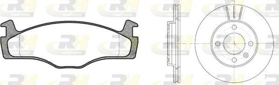 Roadhouse 8171.00 - Brake Set, disc brakes car-mod.net