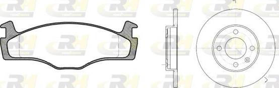 Roadhouse 8171.01 - Brake Set, disc brakes car-mod.net