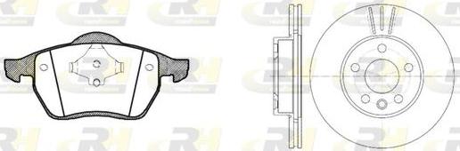 Roadhouse 8390.04 - Brake Set, disc brakes car-mod.net