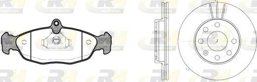 Roadhouse 8393.02 - Brake Set, disc brakes car-mod.net