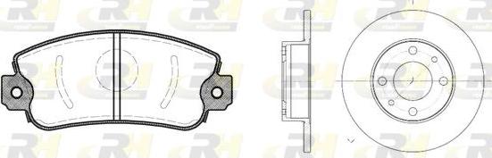 Roadhouse 8372.00 - Brake Set, disc brakes car-mod.net