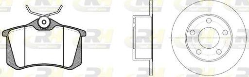 Roadhouse 8263.00 - Brake Set, disc brakes car-mod.net