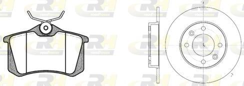 Roadhouse 8263.03 - Brake Set, disc brakes car-mod.net
