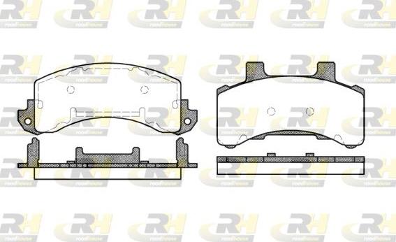 Roadhouse 2516.00 - Brake Pad Set, disc brake car-mod.net