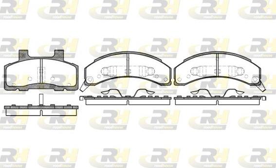 Roadhouse 2518.02 - Brake Pad Set, disc brake car-mod.net