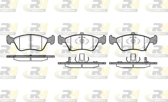 Roadhouse 2676.02 - Brake Pad Set, disc brake car-mod.net