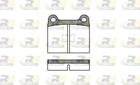 Roadhouse 2017.00 - Brake Pad Set, disc brake car-mod.net