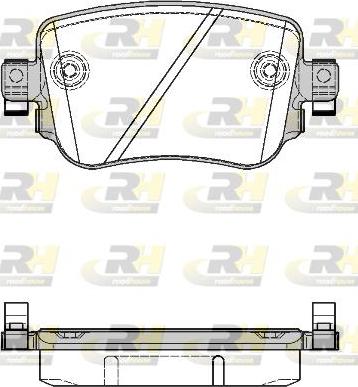 Roadhouse 21549.08 - Brake Pad Set, disc brake car-mod.net