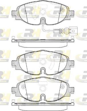 Roadhouse 21515.01 - Brake Pad Set, disc brake car-mod.net