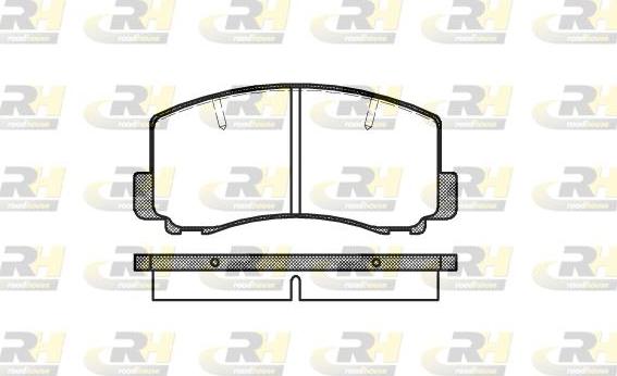 Roadhouse 2165.00 - Brake Pad Set, disc brake car-mod.net
