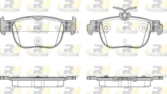 Roadhouse 21897.00 - Brake Pad Set, disc brake car-mod.net