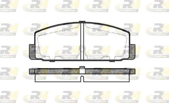 Roadhouse 2179.30 - Brake Pad Set, disc brake car-mod.net