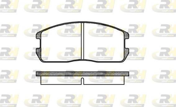 Roadhouse 2175.00 - Brake Pad Set, disc brake car-mod.net