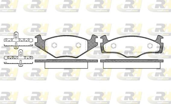 Roadhouse 2171.05 - Brake Pad Set, disc brake car-mod.net
