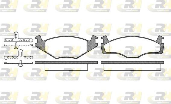 Roadhouse 2171.10 - Brake Pad Set, disc brake car-mod.net