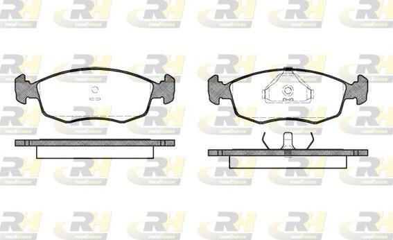 Roadhouse 2172.00 - Brake Pad Set, disc brake car-mod.net