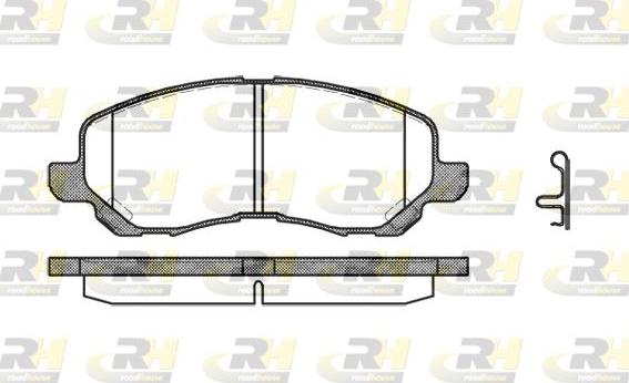 Roadhouse 2804.12 - Brake Pad Set, disc brake car-mod.net