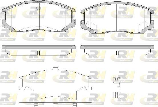 Roadhouse 2357.32 - Brake Pad Set, disc brake car-mod.net