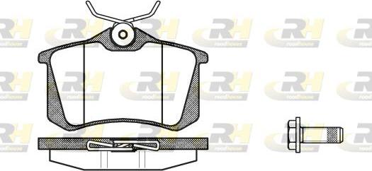 Roadhouse 2263.92 - Brake Pad Set, disc brake car-mod.net