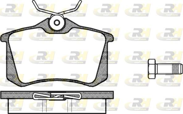 Roadhouse 2263.00 - Brake Pad Set, disc brake car-mod.net