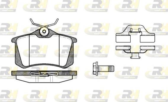 Roadhouse 2263.03 - Brake Pad Set, disc brake car-mod.net