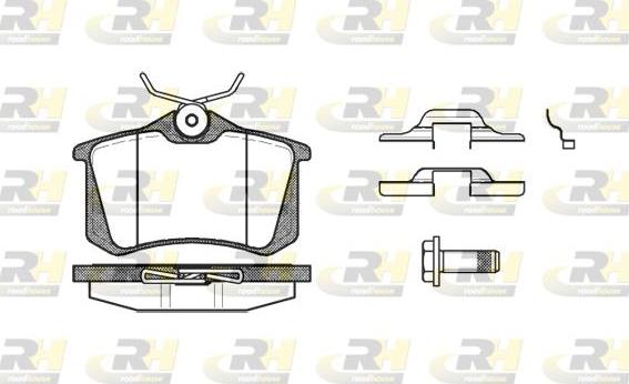 Roadhouse 2263.16 - Brake Pad Set, disc brake car-mod.net
