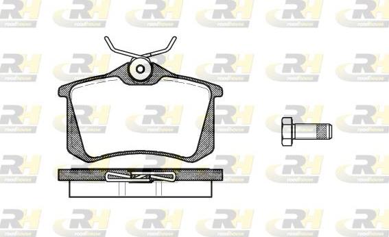 Roadhouse 2263.10 - Brake Pad Set, disc brake car-mod.net