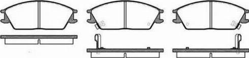 Alpha Brakes HKP-HD-020 - Brake Pad Set, disc brake car-mod.net
