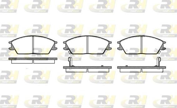 Roadhouse 2224.02 - Brake Pad Set, disc brake car-mod.net