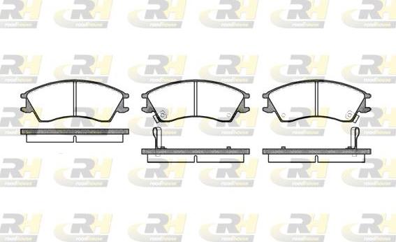 Roadhouse 2224.12 - Brake Pad Set, disc brake car-mod.net