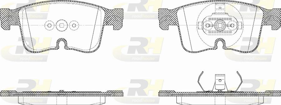 Roadhouse H22026.00 - Brake Pad Set, disc brake car-mod.net
