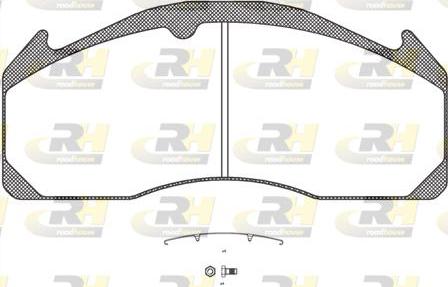 Roadhouse JSX 21033.00 - Brake Pad Set, disc brake car-mod.net