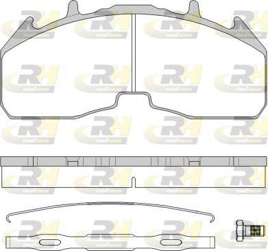 Roadhouse JSX 21842.80 - Brake Pad Set, disc brake car-mod.net