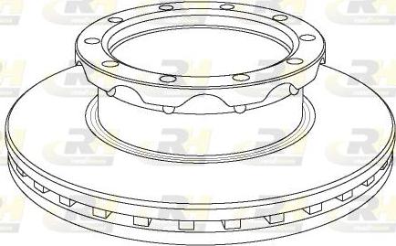Roadhouse NSX1062.20 - Brake Disc car-mod.net