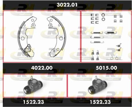 Roadhouse SPK 3022.01 - Drum Brake Shoe Set car-mod.net