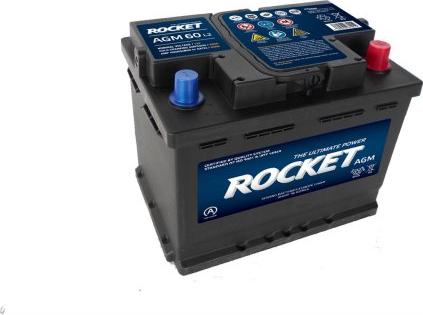 ROCKET BAT060AGM - Starter Battery car-mod.net