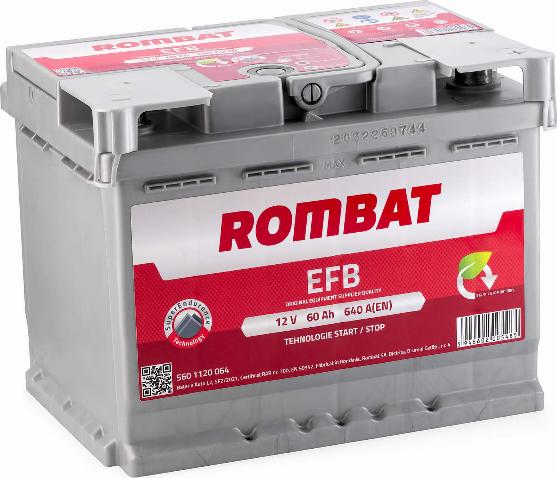 ROMBAT 560 1120 064 - Starter Battery car-mod.net