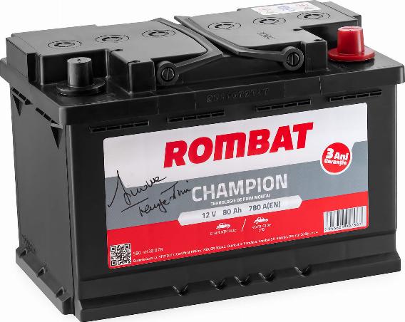 ROMBAT 580 3H30 078 - Starter Battery car-mod.net