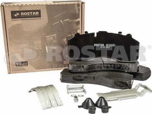 Rostar 180.000061 - Brake Pad Set, disc brake car-mod.net