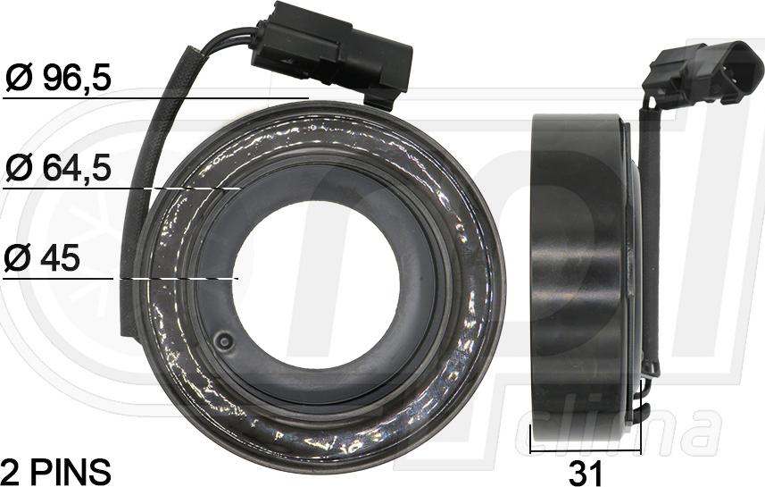 RPL QUALITY APBOFD0008 - Coil, magnetic-clutch compressor car-mod.net