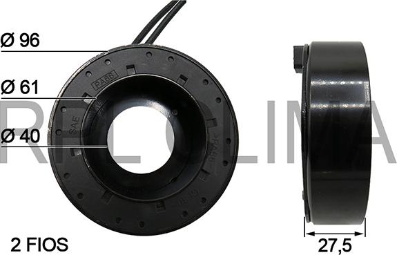 RPLQuality APBOND0004 - Coil, magnetic-clutch compressor car-mod.net