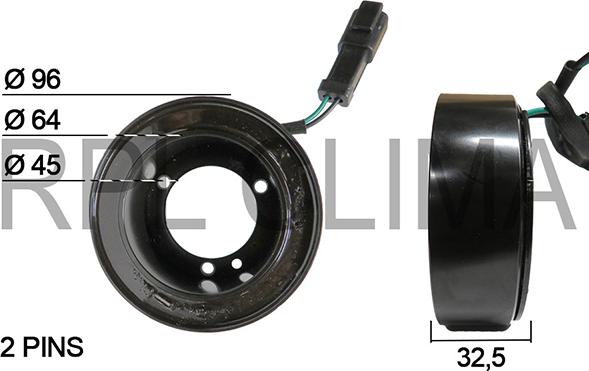 RPLQuality APBOSD0019 - Coil, magnetic-clutch compressor car-mod.net